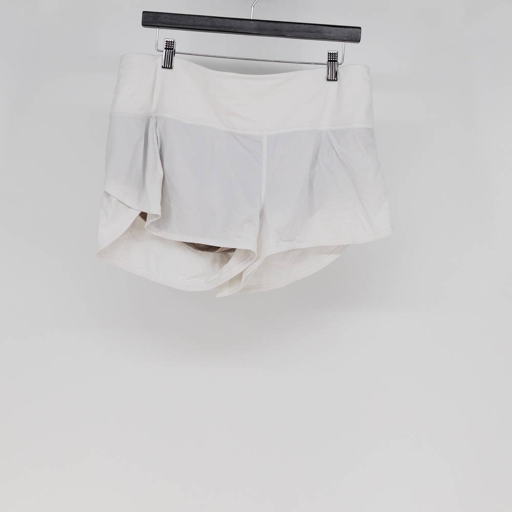 Lululemon Women's Speed Up Short High-Rise 2.5" Inseam Athletic Work Out White